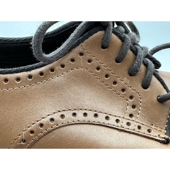 Cole Haan Men Go-To Wingtip Oxford Shoes Size 8M British Tan Leather main image 5